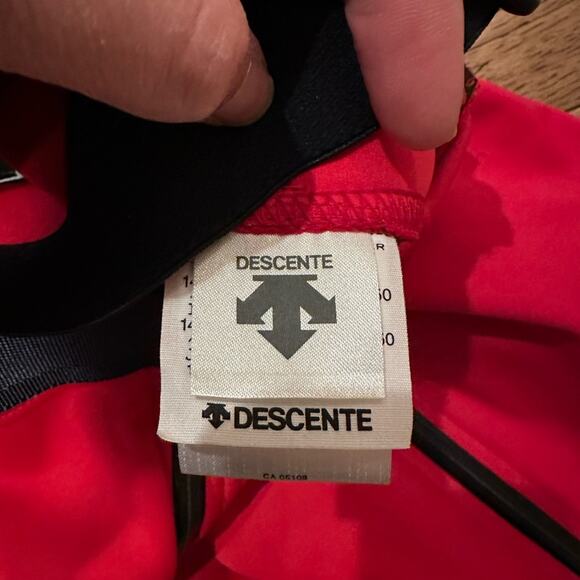 Descente Unisex Ski Half Pant with removable Suspenders Black - Picture 5 of 8